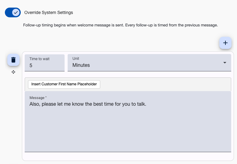 Yelp Bot Follow Ups Overview