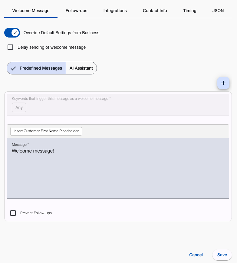 Yelp Bot Conversation Setup Delay